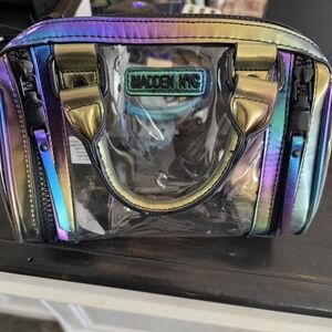 Madden NYC Iridescent Clear Mini Bag - Multicolor Accent
